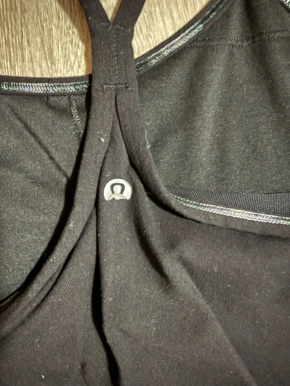 lululemon athletica Black Double-Strap Camisole